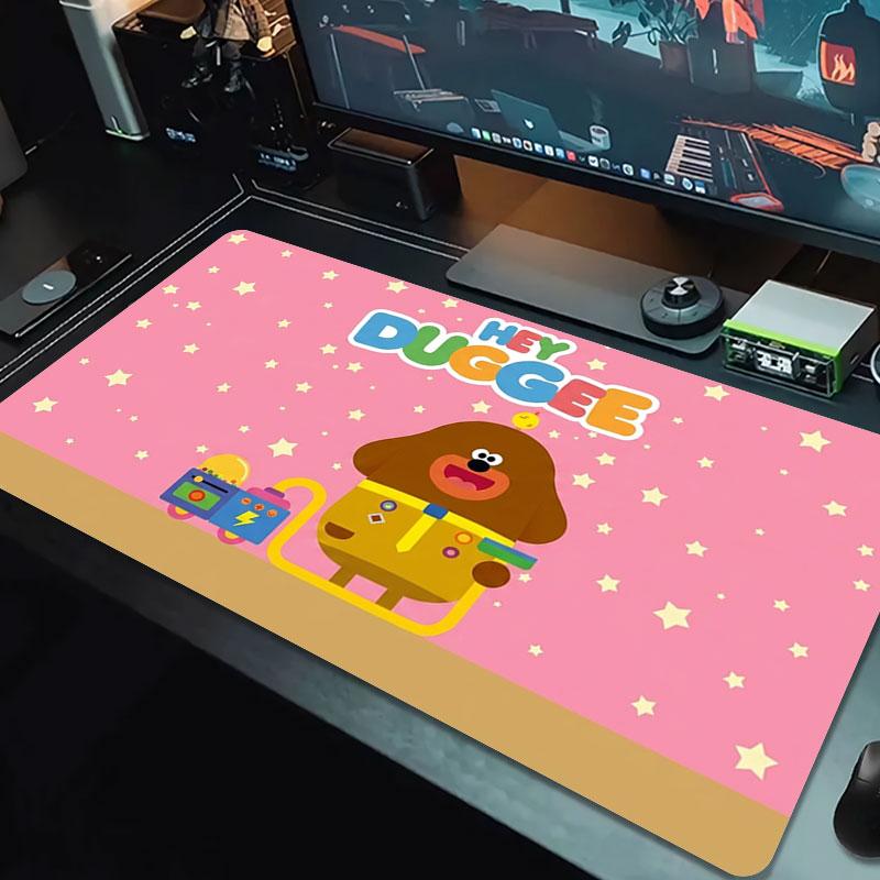 Hey Duggee Large Size Mouse Pad Large Gaming Table Cushion Non-slip Laptop Tablet Big Mousepad XXL Mat Mini PC Playmat With Lock edge
