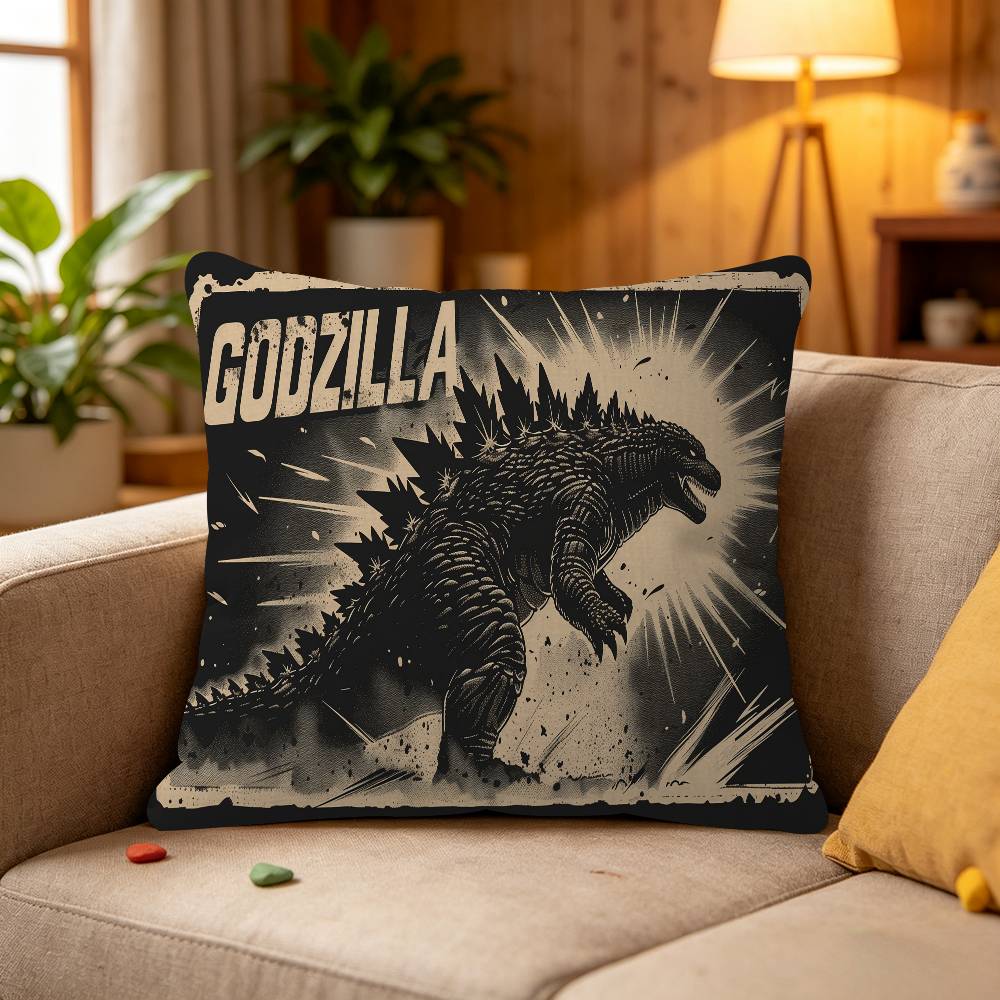 Funny Dinosaur Cushion Cover Pillowcase Upholstery Sofa Throw Pillow Home Decor Pillowcas
