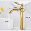 Gold Basin Faucet Chrome Torneiras Bathroom Faucet Sink Faucet Single Handle Hole Faucet Basin Taps Hot Cold Mixer Tap Crane