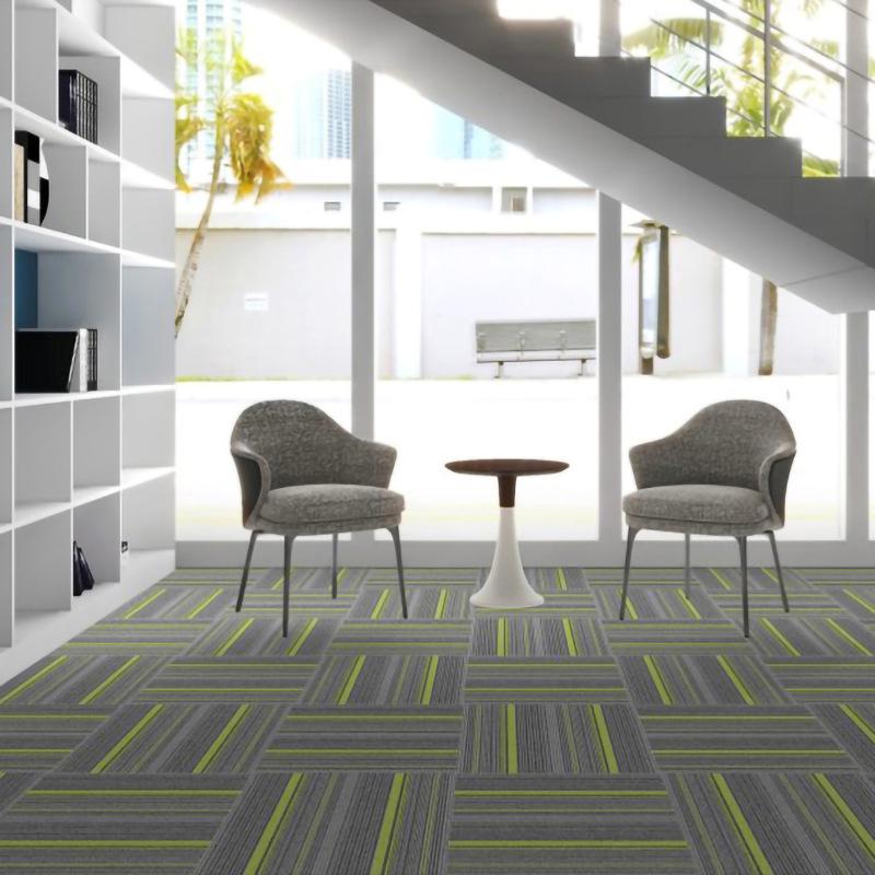 Thickened Commercial Office Carpet Tiles for Large Area Flooring