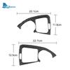 Real Soft Carbon Fiber for Mercedes Benz C Class W203 2005 2006 2007 Car Air Outlet Panel Trim Sticker Interior Accessories
