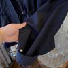 Damen Frühling Herbst Koreanischer Design-Sinn Locker Lässig Windbreaker Dame Saum Kordelzug Taille Kapuzenoberteil