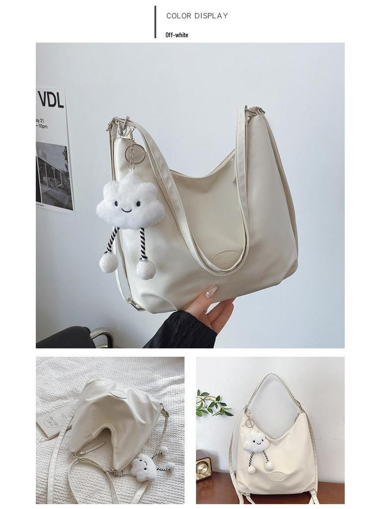 Korean Style Large Capacity Women's Tote Bag - 2024 Summer Trend, Versatile Chain Strap, Shoulder and Crossbody Option