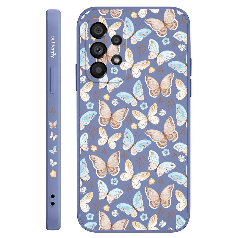 Flying Butterfly Case For Samsung Galaxy A73 A53 A33 A23 A13 A72 A52 A52S A32 A22 A12 A71 A51 A31 A21S 4G 5G Cover