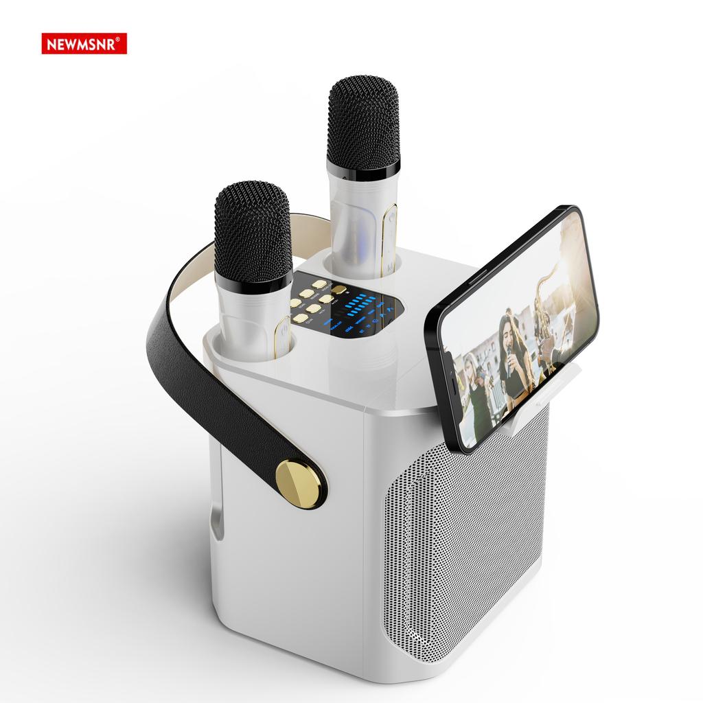 20W Powerful Shock Bass Bluetooth Speaker with 2 Mic Portable 360 Surround Sound Wireless Subwoofer Boombox Home Outdoor Karaoke