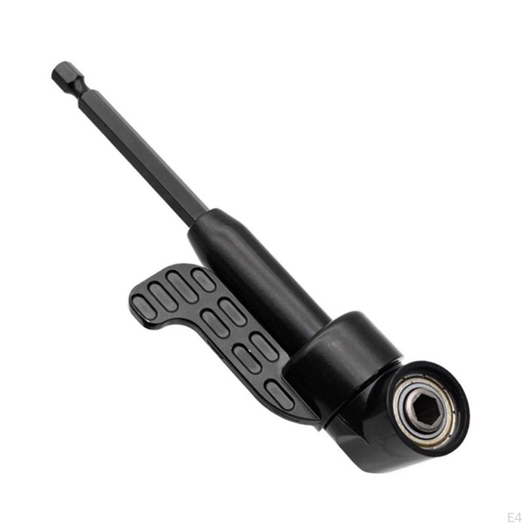 Screwdriver,1/4 Inch Drill Adapter, Hex Shank Screwdriver Angled Bit Holder Power Tool Angle