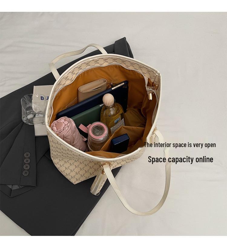 Retro Damen Tragetasche mit großem Fassungsvermögen - 2025 Modische lässige Pendler-Schultertasche