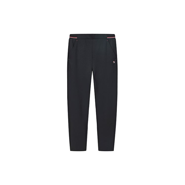 FILA Simple Solid Color Commuter Casual Pants Women bottoms Legendary-Blue F11W241604FNV