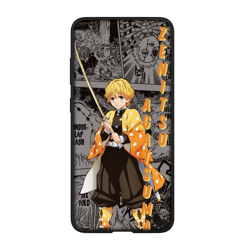 Phone Case for Samsung Galaxy S24 S23 iPhone 16 15 14 Xiaomi Redmi Note 13 12 11 8 Plus 9 Pro Max X XR OPPO Huawei Agatsuma Zenitsu Demon Slayer Cover