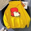 Lazy Duck Cartoon Hoodies for Men Cartoon Cute Graphic Sweatshirts Long Sleeve Casual Winter Spring Hooded Sudadera