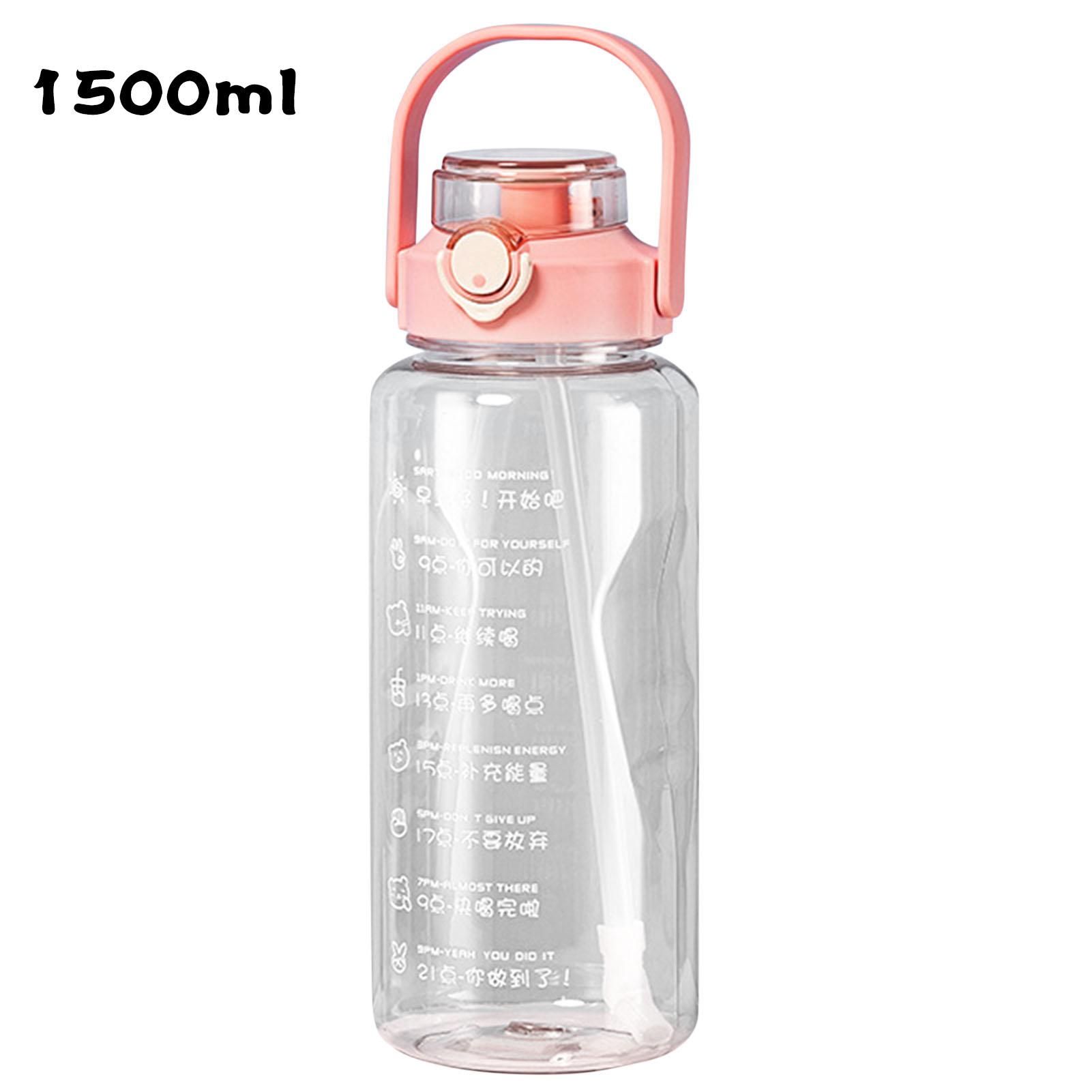 Outdoor Sport Jugs,1500/2000ml Water Bottle,Liter Stay Hydrated Motivated Leakproof Plastic Sport Bottle For Gym Sports 1pcs