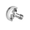 Stainless Steel D Shaft D-Ring 1/4" Screw Mounting Adapter for Insta360 X2 X3 X4 DJI Osmo Action 4 3 2 Camera Accessories