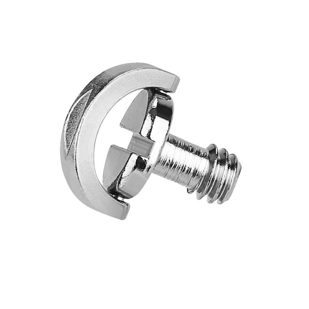 Stainless Steel D Shaft D-Ring 1/4" Screw Mounting Adapter for Insta360 X2 X3 X4 DJI Osmo Action 4 3 2 Camera Accessories