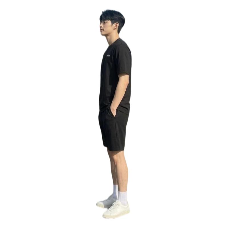 adidas Summer Men's Sports Trendy Comfortable Breathable Outdoor Cotton Short Sleeve T-Shirt