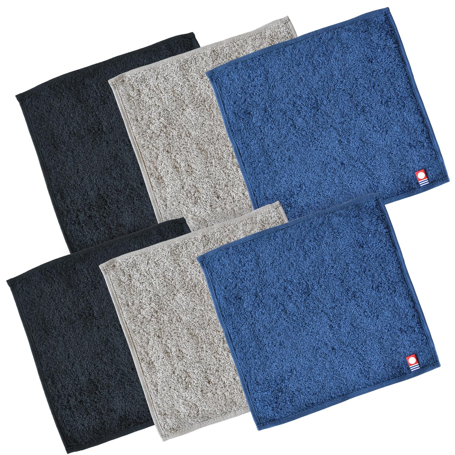 

Bloom Imabari Towel Certified Set of with Towel Handkerchiefs x 20 Made in Handkerchiefs, 6, (20 cm, Small, Compact, Simple, 100% Cotton, Japan)