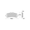 brembo SERIEORO 07BB37SA Brake Pad SA (SERIEORO)