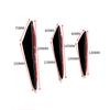 6PCS/Set Carbon Fiber Pattern Universal Front Bumper Spoiler Modified Bumper Air Knife Lip Decorative Strip Car Tuning