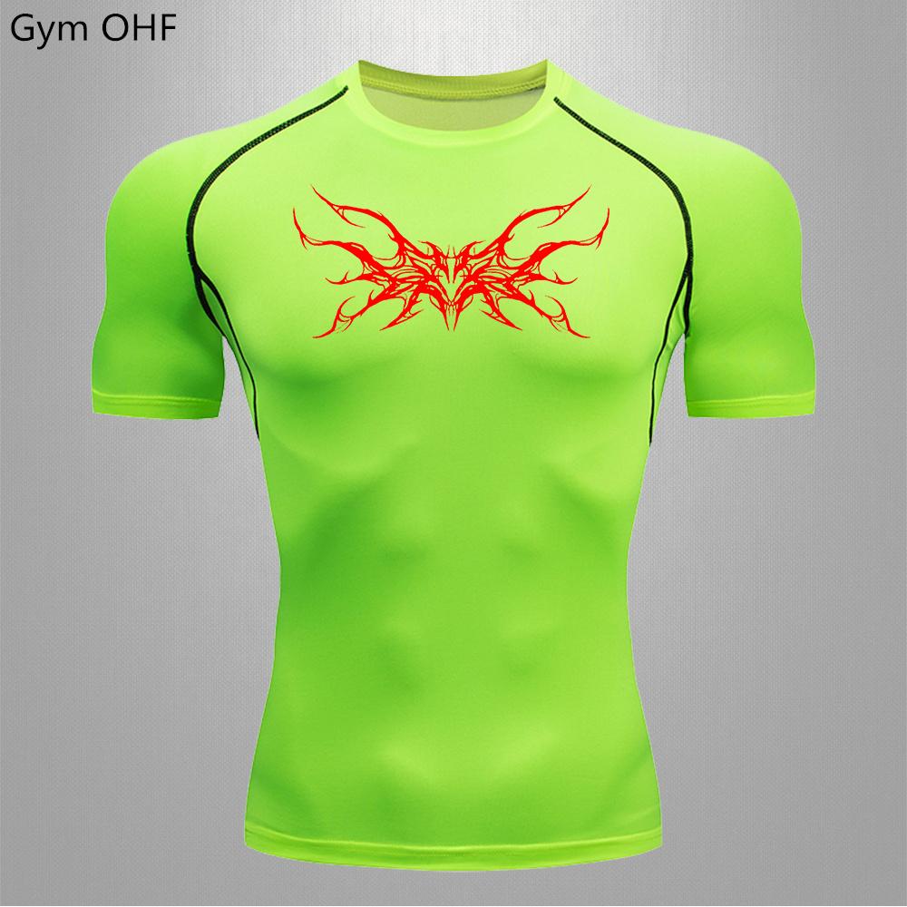 Man Compression T Shirt Gym Fitness Training Running Quick Drying Sports Shirt Summer Shaping Slimming Comfortable Men T Shirts