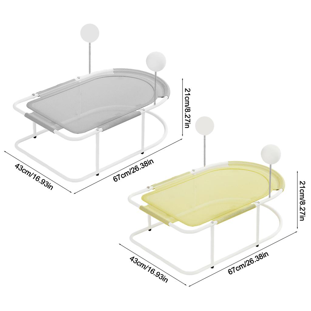 Free-Standing Elevated Cat Bed with Removable Washable Mesh Fits Up To 10kg Elevated Cat Hammock Bed for Cats and Small Dogs