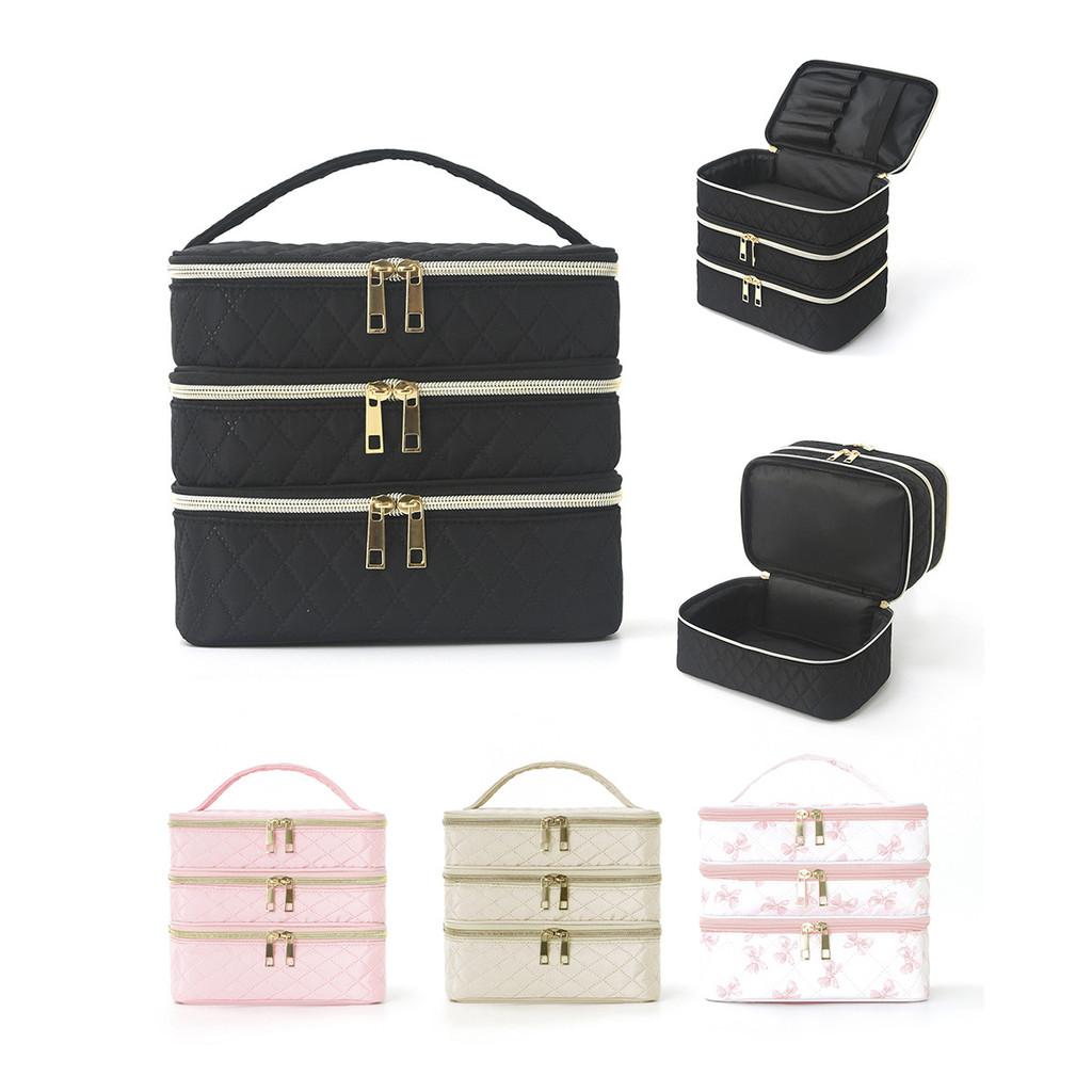 Cotton Travel Toiletry Bag With Waterproof Design For Home Use And Storage