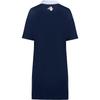 Adidas Verbiage Dress Casual Sports Cool Comfortable Loose Short Sleeve Dress Women Dresses Deep-Indigo JM4329