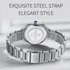 Waterproof Women Watch Quartz Elegant Lady Wristwatch Casual Steel Bracelet Female Girl Clock Rectangle Dial