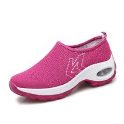 Damenschuhe zur Höhensteigerung Leichte Netz-Freizeitsport-Atmungsaktive Schuhe