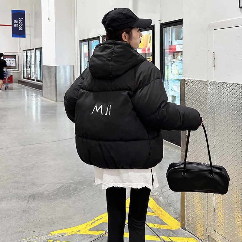 Cotton jacket women's short 2025 new winter Korean version of loose down cotton jacket thickened women's bread jacket warm jacket