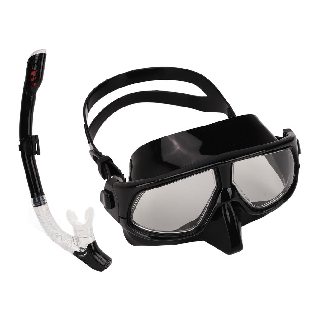 Dry Snorkel Set Wide View Anti Fog Snorkeling Goggles Anti Leak Professional Snorkeling Gear