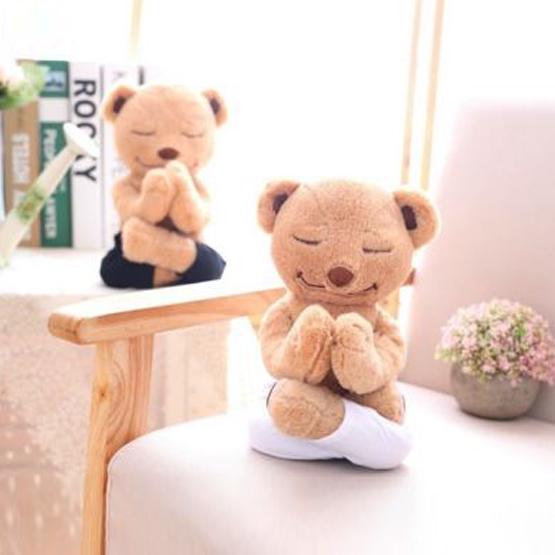 Yoga Yogi Meddy Teddy Bear Doll Plush Body Soft Bendable Cartilage Kids Gift