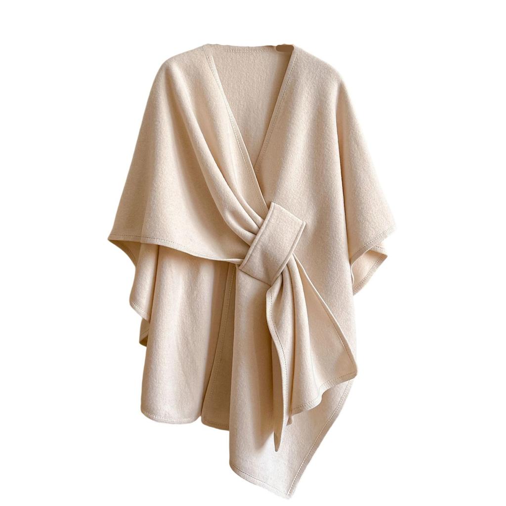 Faux Wool Shawl Wrap Unisex Cold Weather Essential Soft Warm Scarf Easy To Clean