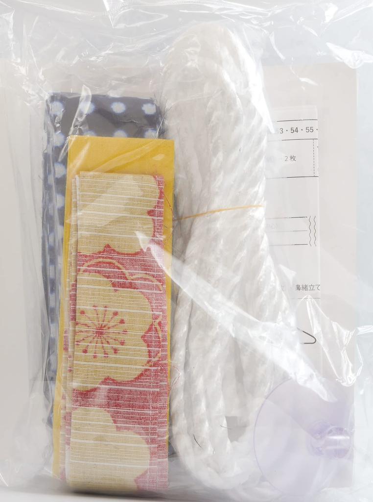 Takagi Fiber Panami Cloth Zori Kit Healthy Cloth Zori Made from Yukata Fabric Mixed Colors YW-54 Approx. 22-24cm