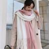 Windproof Long Wool Tassel Scarf Thickened Winter Neckerchief Elegant Women Cashmere Scarf  Student