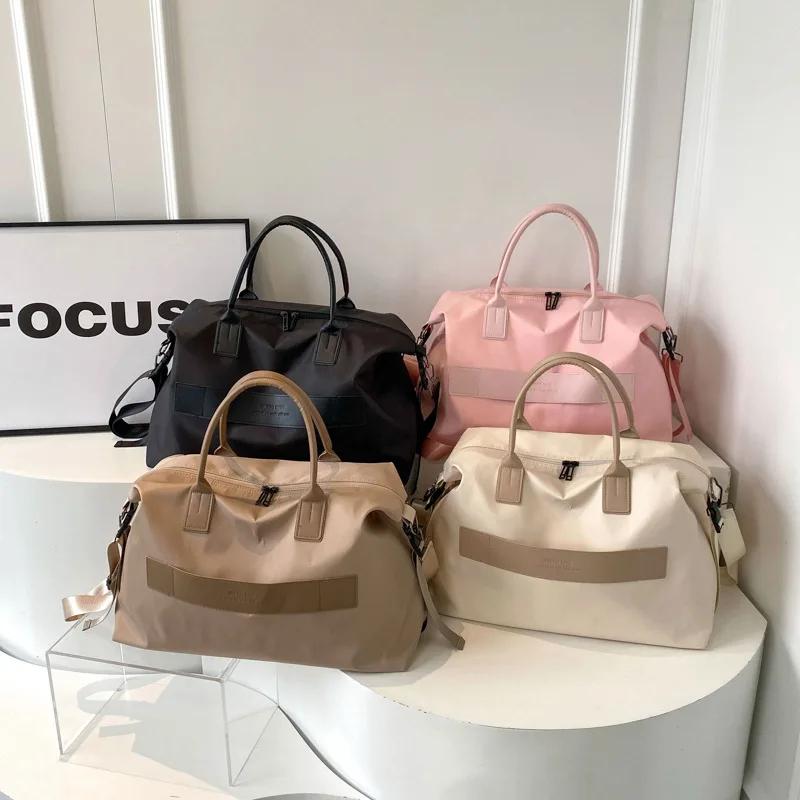 New For Women'S Fashion Large Capacity Business Travel Bag Short Distance Travel Backpack For Production Storage Luggage Bag