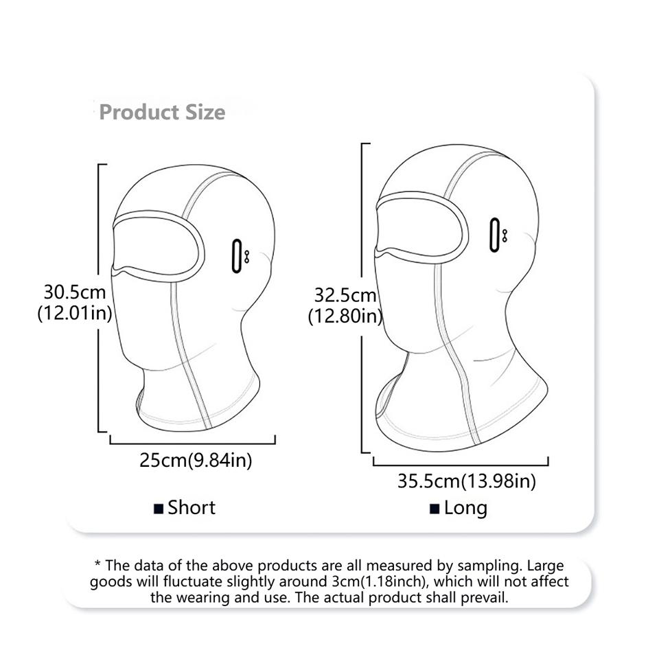 Loogdeel Warm Fleece Balaclava Windproof Face Mask for Cycling Skiing Motorcycle Winter Helmet Liner Men Women