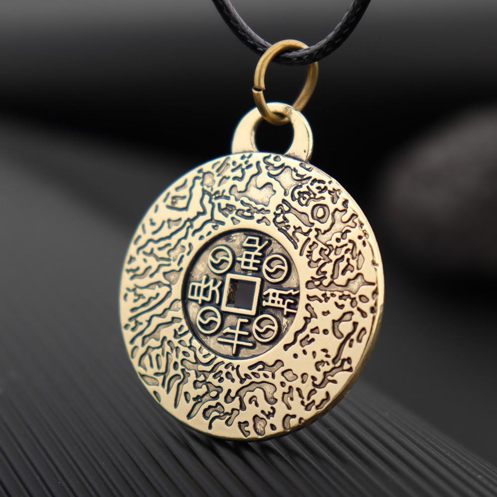 Viking Style Mens Amulet Necklace Pendant Retro Norse Jewelry Accessory