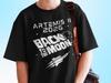 Artemis II 2026 Zpět na Měsíc Tričko Retro Pánské Lunární Mise Tričko Unisex Tričko