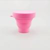 1 Pcs Portable Collapsible Silicone Cup Telescopic Folding Water Cup Outdoor Travel Camping Portable Drinking Tumbler