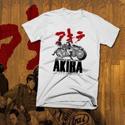 Akira Moto Tričko Neo Tokyo Vintage Cyberpunk Kanji Anime Japonské nové tričko