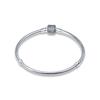 Nuevo en Plata de Ley 925 Original Pulsera de Cadena de Serpiente Se Adapta a Cuentas de Charms Originales de 3 mm Para Mujeres Pulseras de Corazón Joyería Regalos