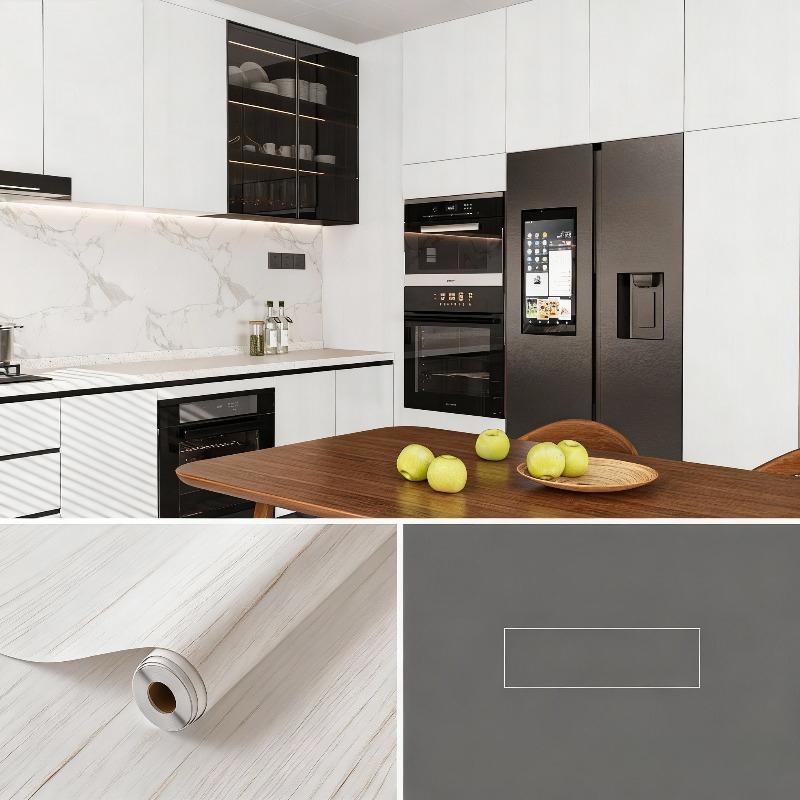 Wood Grain Background Wallpaper Bedroom Living Room Furniture PVC Waterproof Wall Sticker Self-adhesive Home Decor Wallpaper
