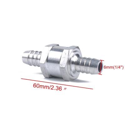 Check Valve For 8MM 1//4/" hose Fuel Non-Return One Way Engine