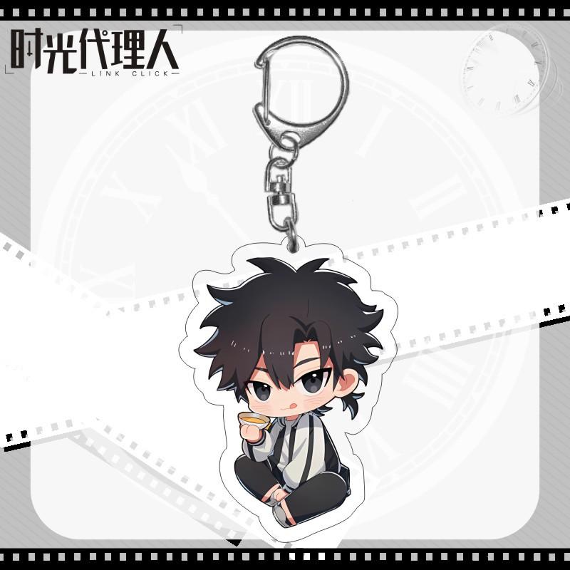 6CM Anime Link Click Shiguang Daili Ren Cosplay Schlüsselanhänger Cheng Xiaoshi Lu Guang Acryl Figur Anhänger Schlüsselanhänger Geschenk für Fans
