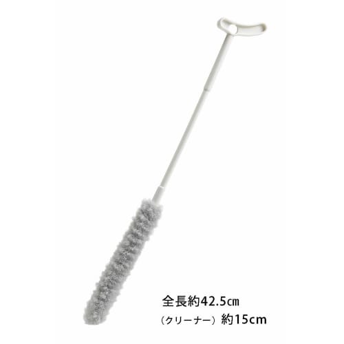 Sanko Drain Brush, Antibacterial, for Washrooms, Pipes, and Crevices, Special Fiber Removes Dirt with Just Water, Surprise Fresh, Gray, Made in Japan,