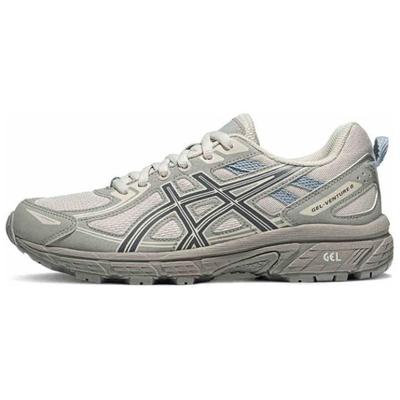Zapatillas Deportivas para Mujer Gel Venture 6 Resistentes a la Abrasión Caña Baja para Trail Running y Running Casual Gris Blanco 1012B359-022