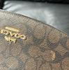 [Pre-Owned] Andrea 24 Classic Monogram Detachable Shoulder Strap PVC Leather Tote Shoulder Bag Medium - Very Good #TAPA8