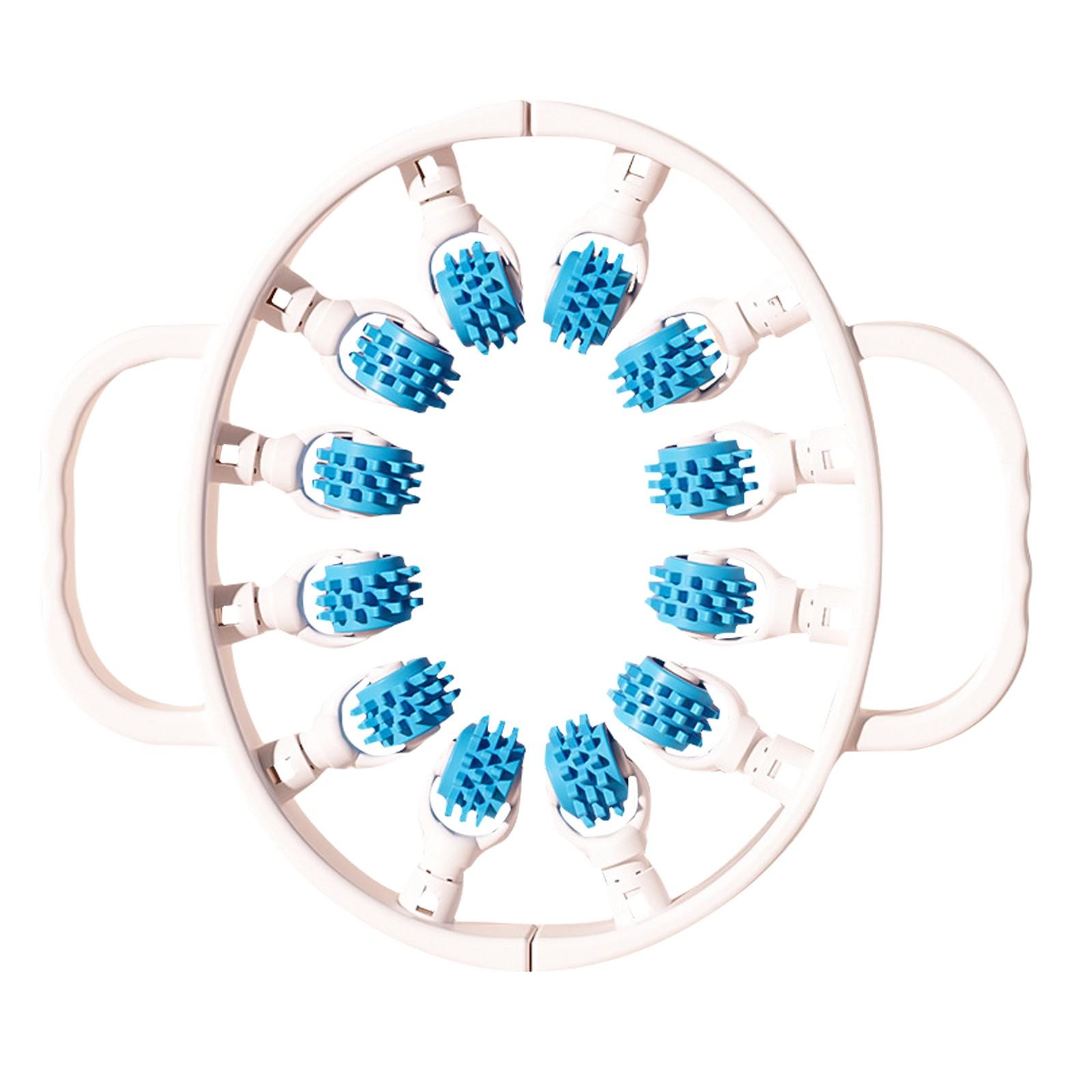 

Массажер от целлюлита со съемными роликами для улучшения состояния самых трудных участков. Лучший валик для ног, ягодиц и живота One Size синий