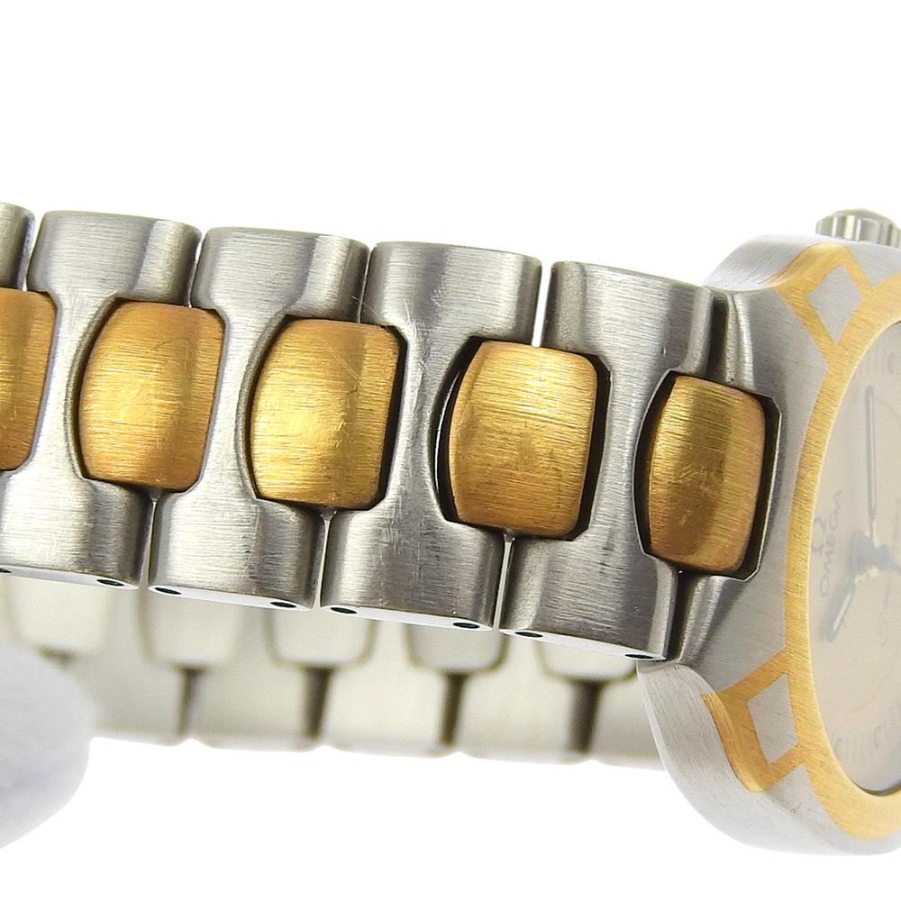 OMEGA Seamaster Watches Polaris cal.1460 gold/Silver goldDial Stainless Steel/YG Quartz Analog display Women Used