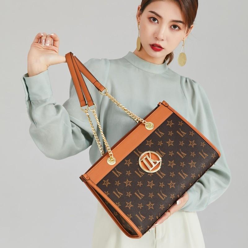 High-quality large-capacity women's bag, 2024 winter new trendy fashion bag, shoulder and crossbody tote bag for women