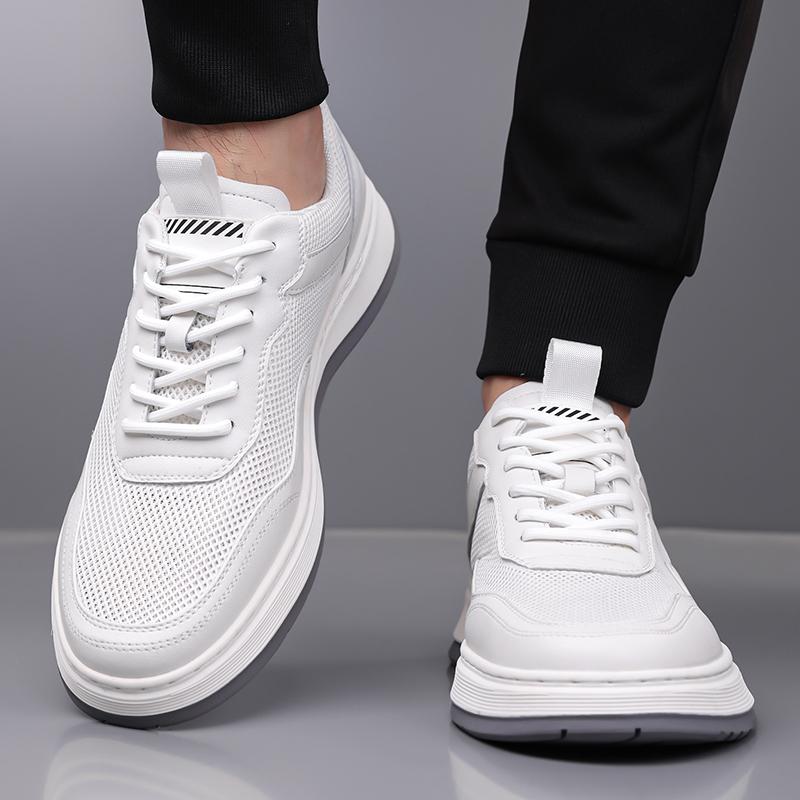 Fashion Non-Slip Comfortable Outdoor Shoes Men's Mesh Running Shoes Lightweight All-match Sneakers Casual Fashion Tennis Walking Flats